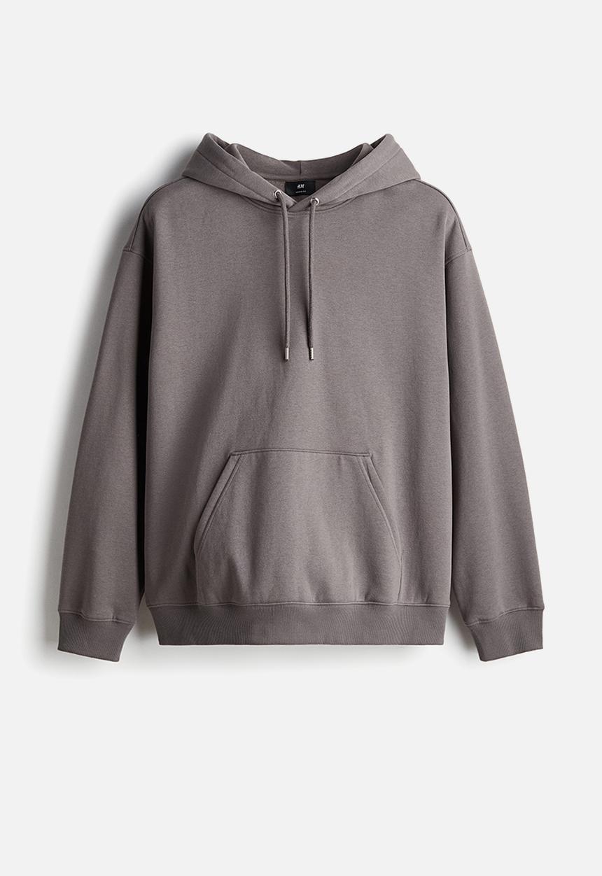 H&M - Loose fit hoodie - grey beige