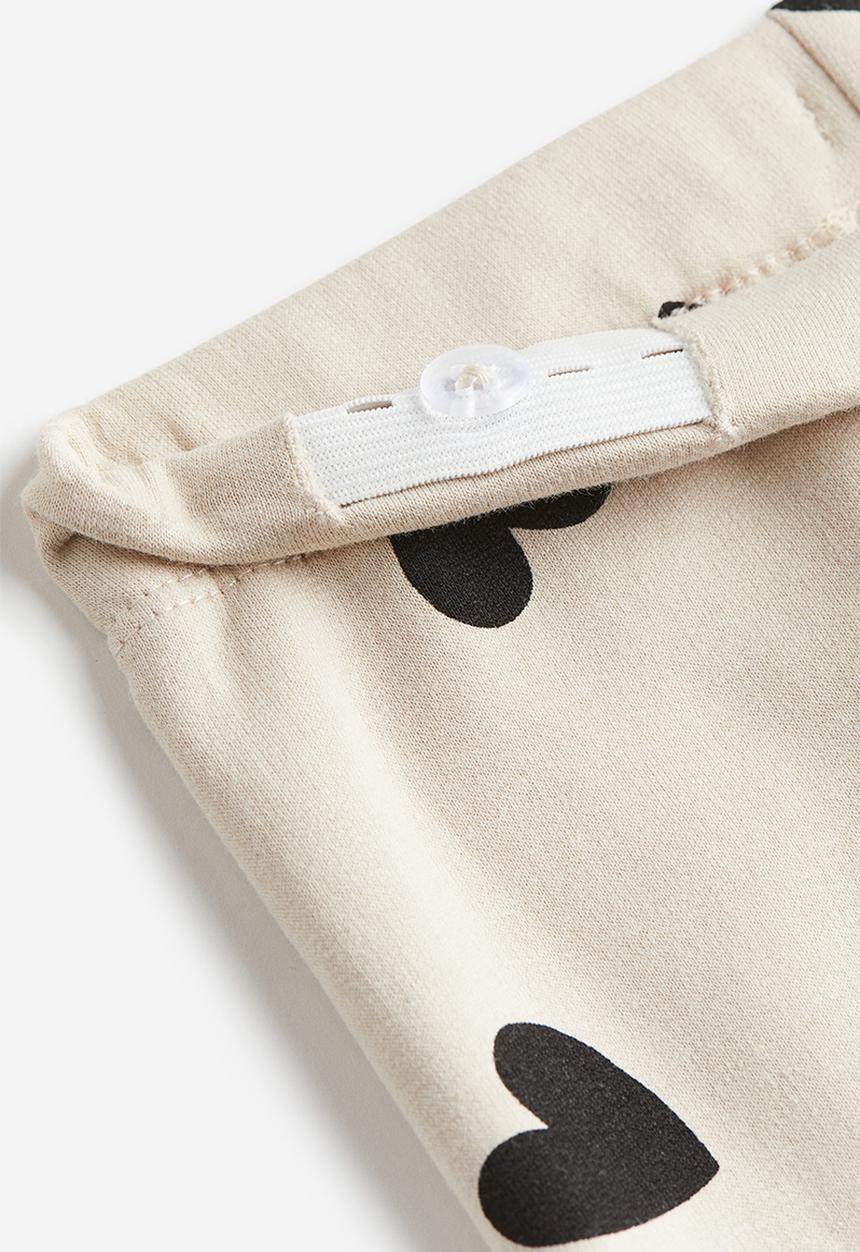 H&M - Brushed-inside leggings - beige