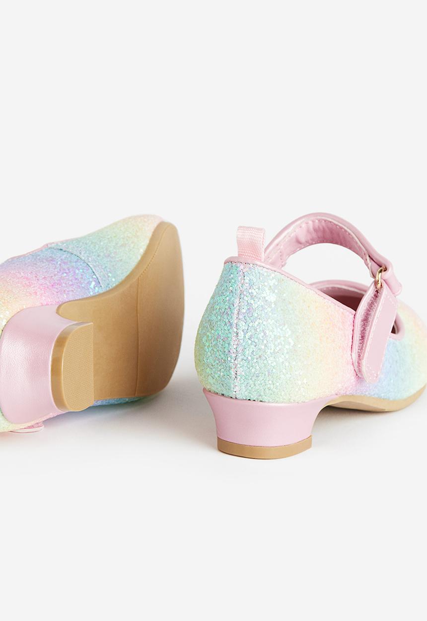 H&M - Glittery dressing-up shoes - pink