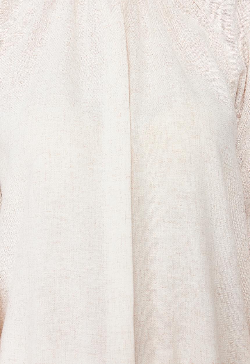Trendyol - Comfort fit long shirt - light beige