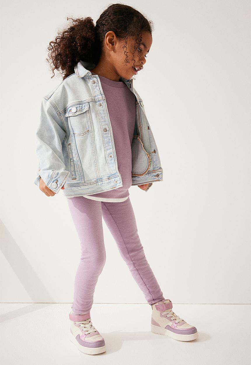 H&M - Brushed-inside leggings - purple