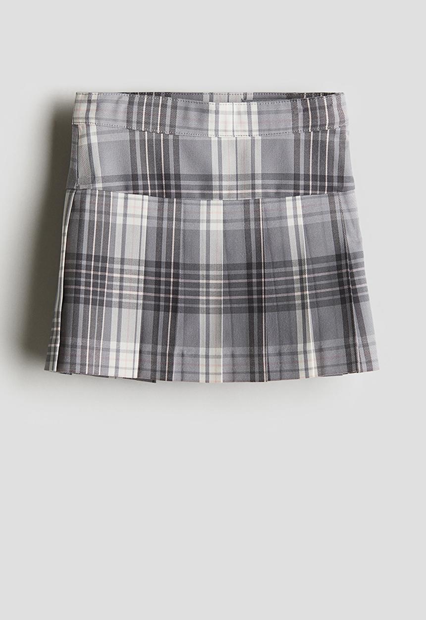 H&M - Pleated skirt - grey