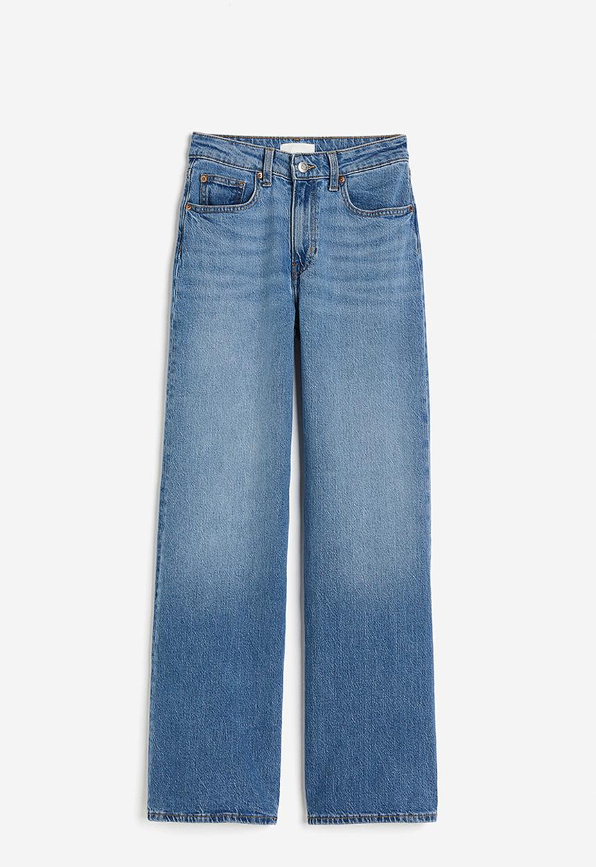 H&M - Wide high jeans - blue