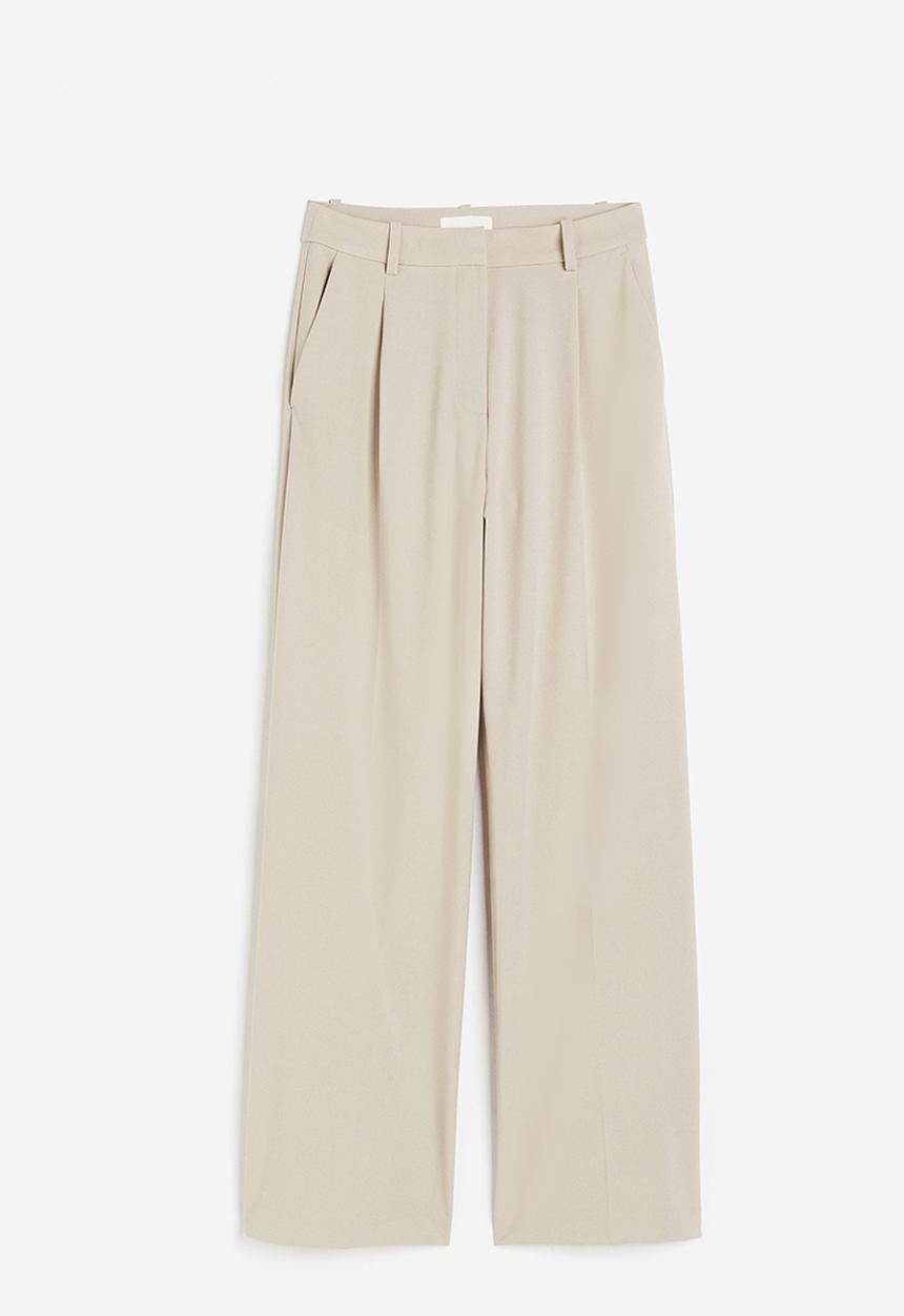 H&M - Wide trousers - beige