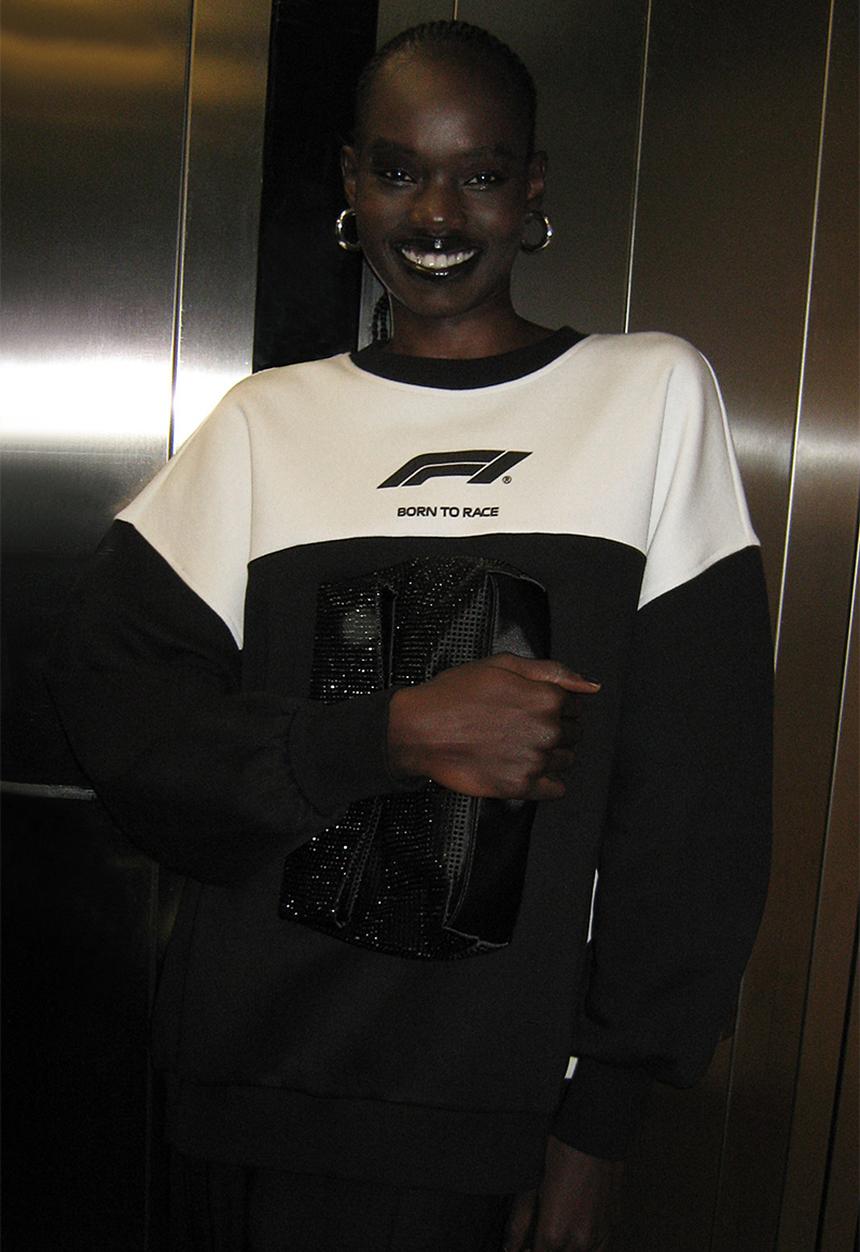 H&M - Oversized printed sweatshirt - black