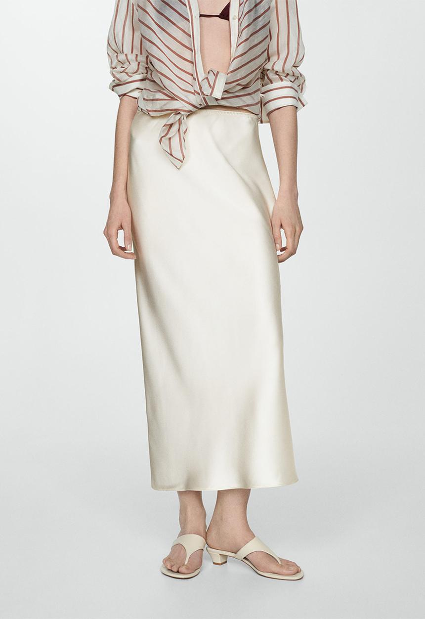 MANGO - Skirt mia2 - light beige