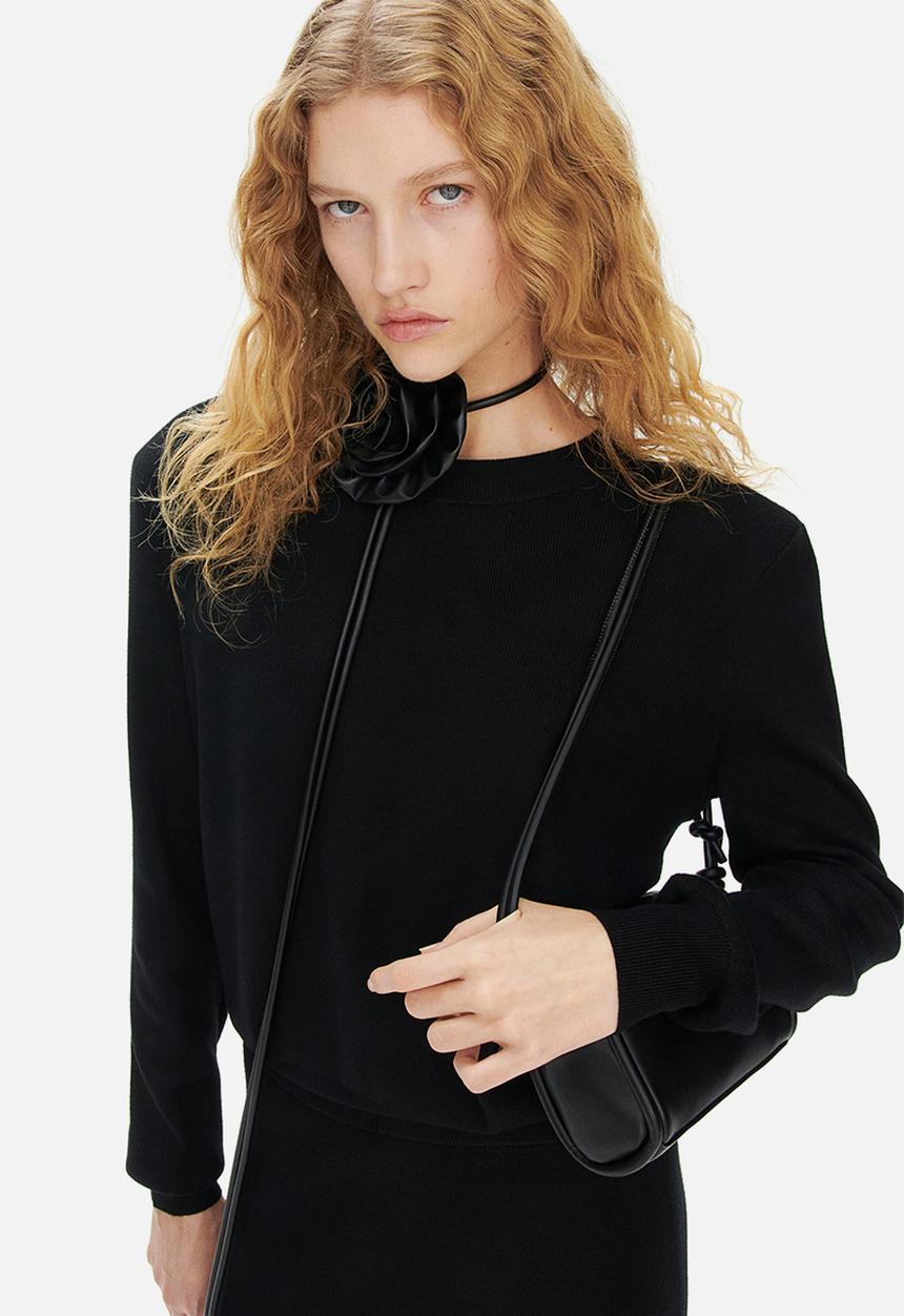 H&M - Shoulder-pad jumper - black