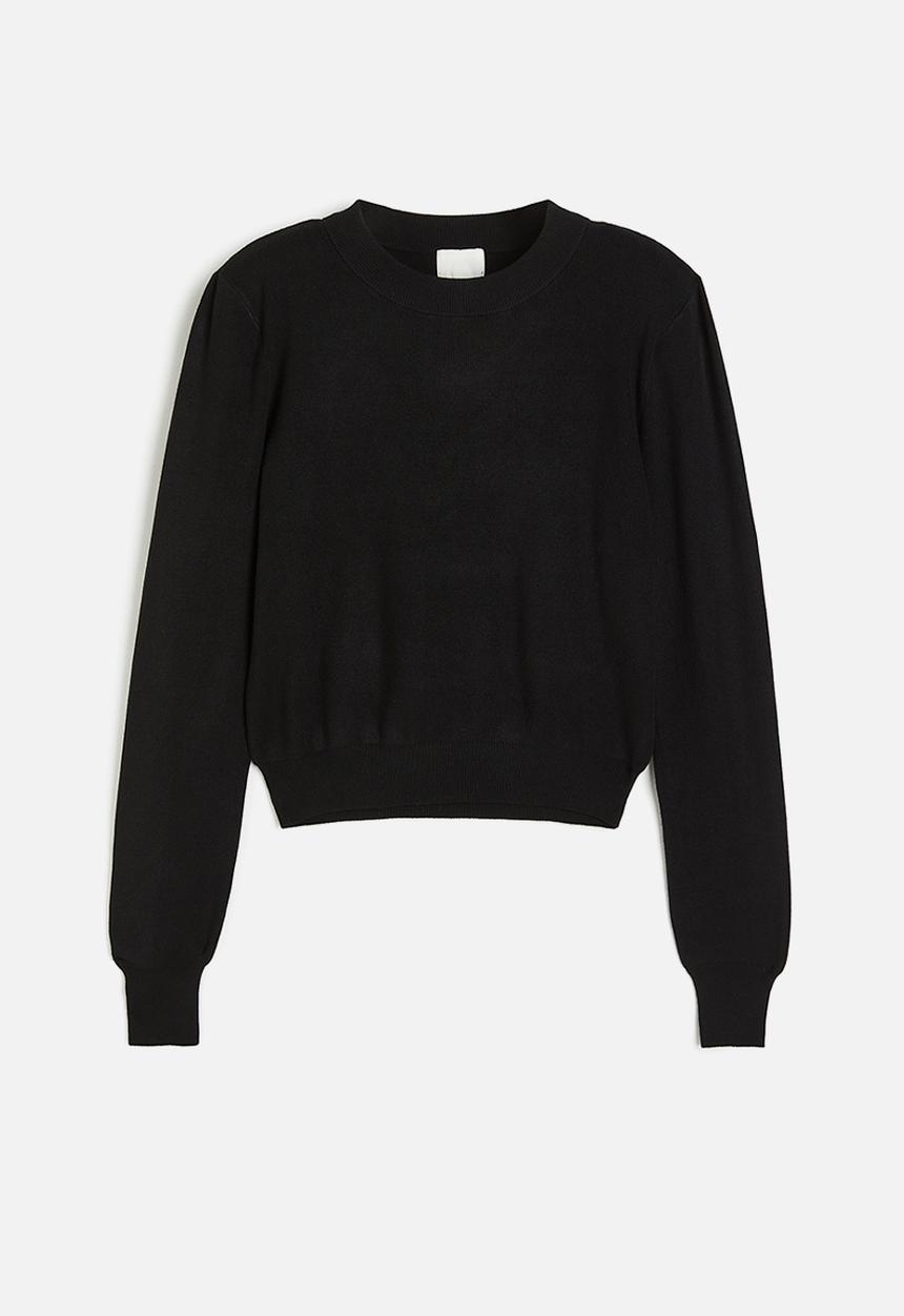 H&M - Shoulder-pad jumper - black