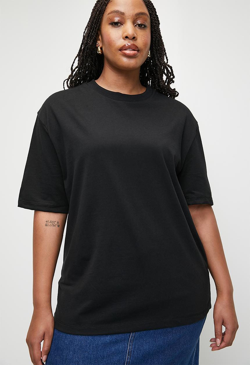 Superbalist - Graphic plus tee  - black