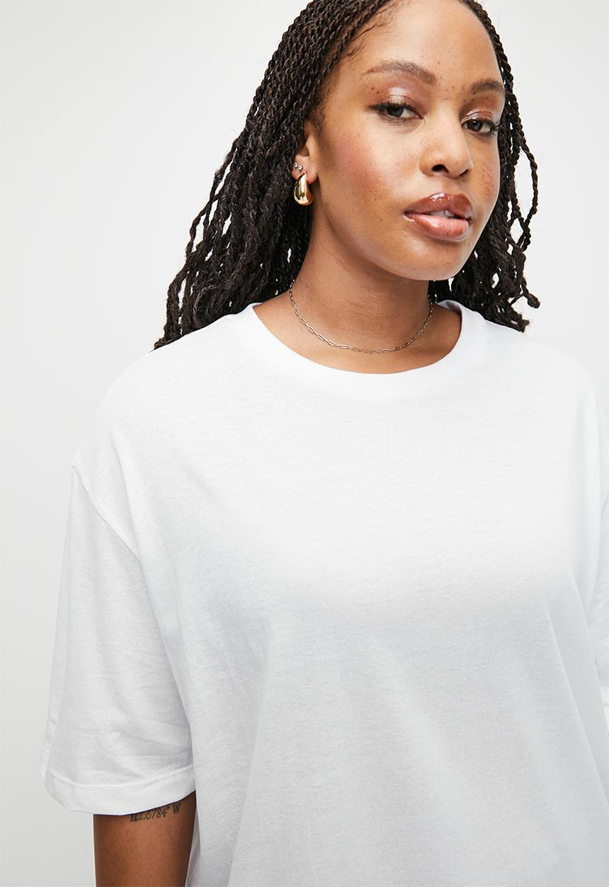 Superbalist - Graphic plus tee  - white