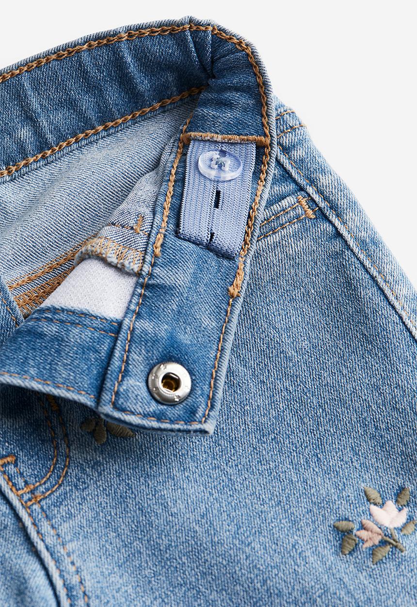 H&M - Embroidered jeans - blue 