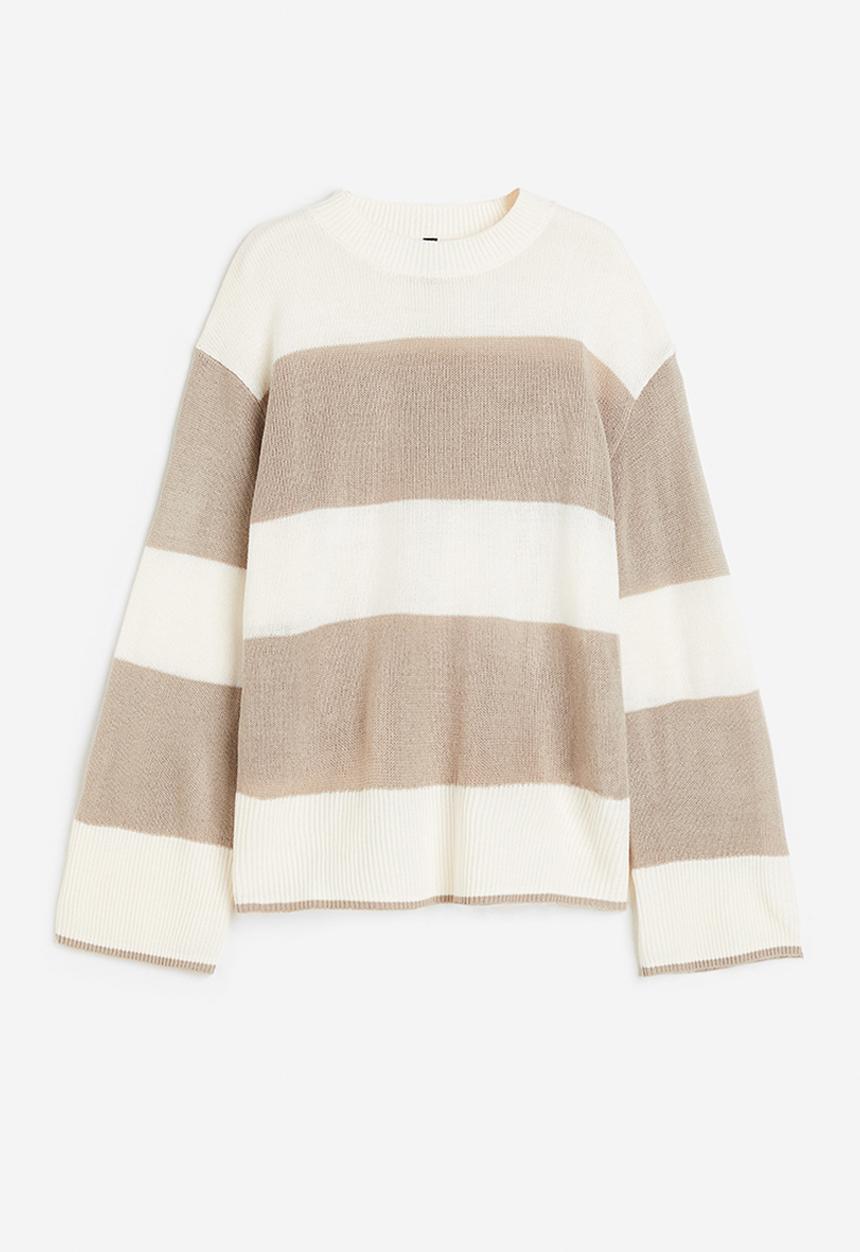 H&M - Jumper - beige, white, multi