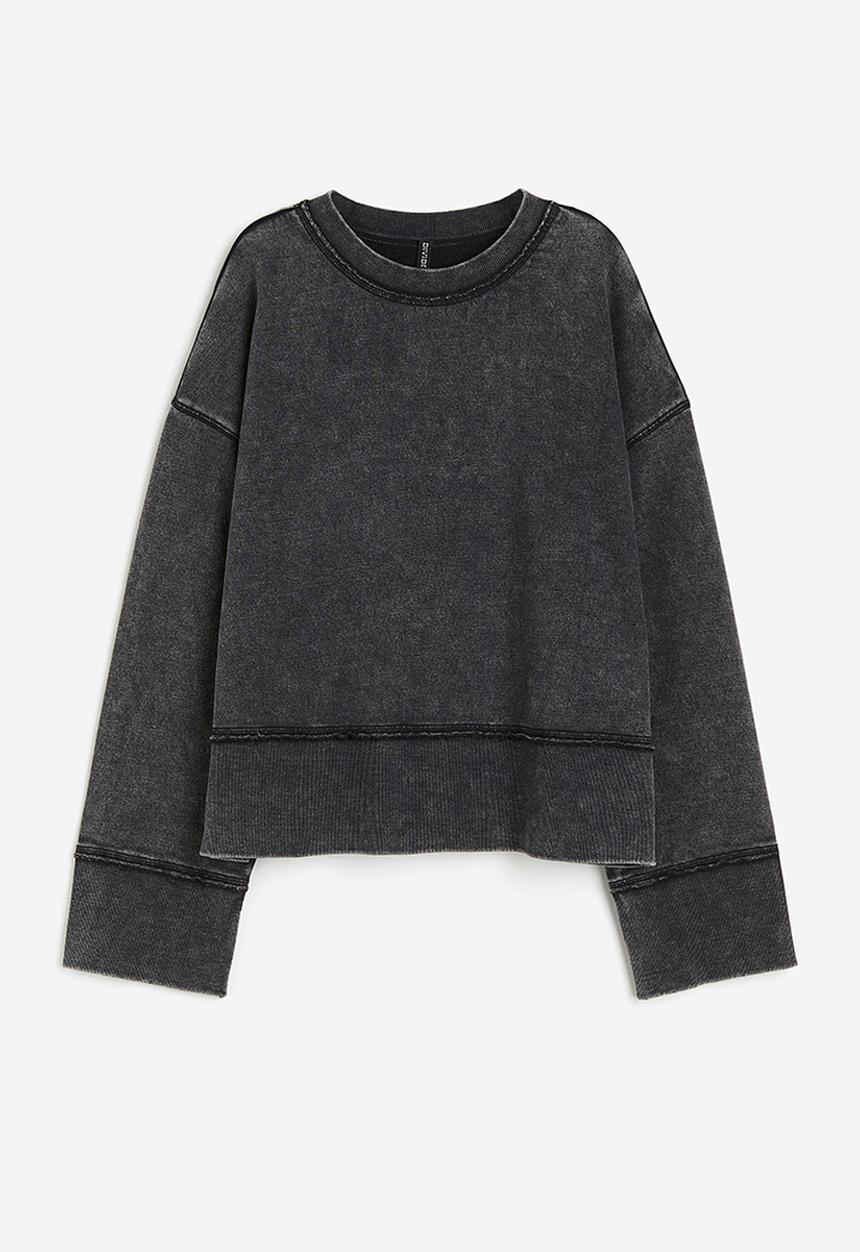 H&M - Oversized sweatshirt - black