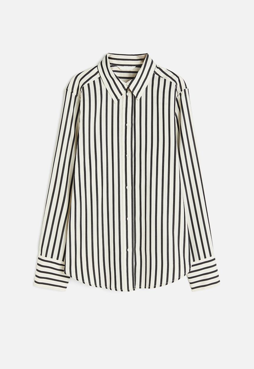 H&M - Cotton shirt - white, multi