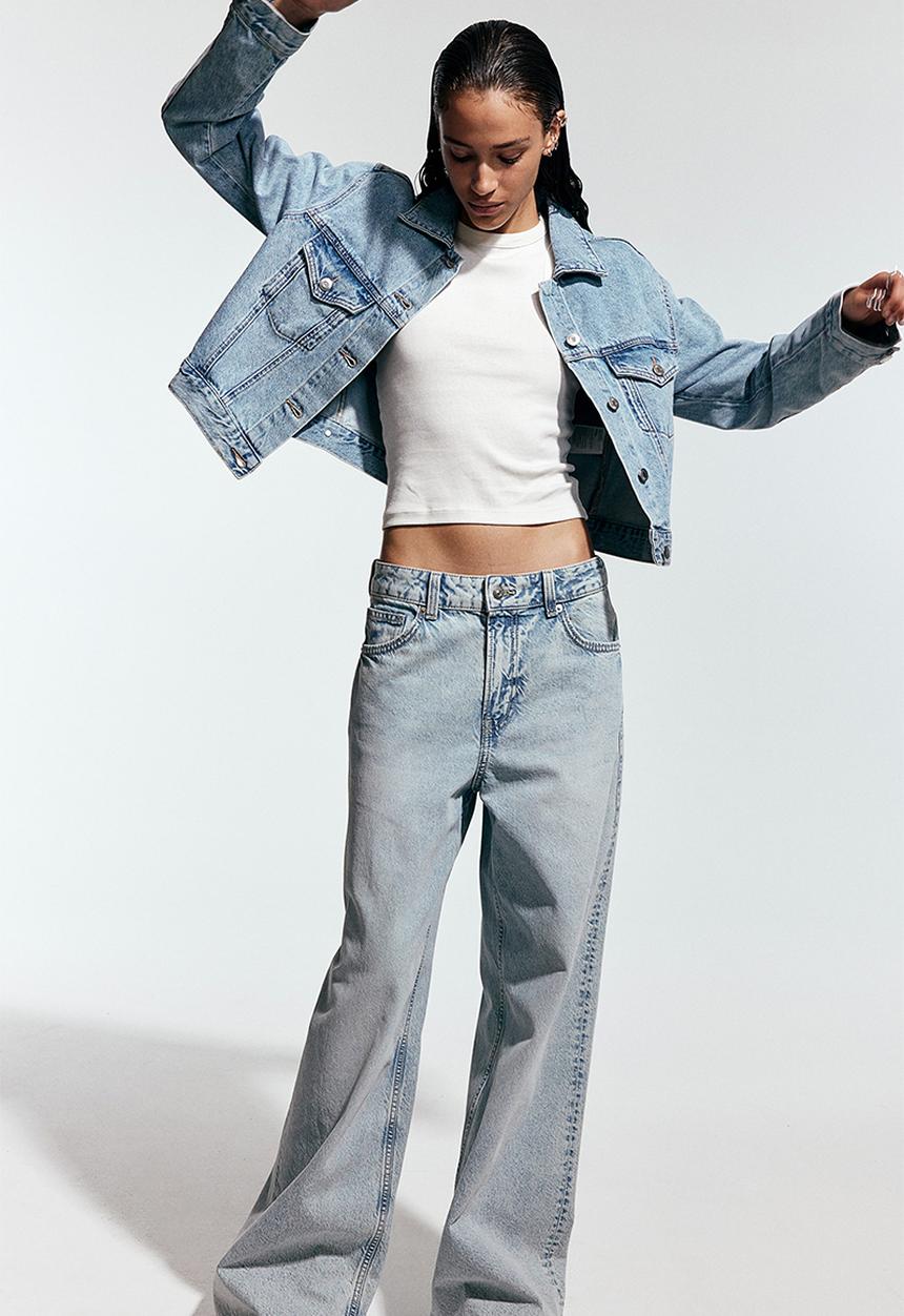 H&M - Baggy regular jeans - blue