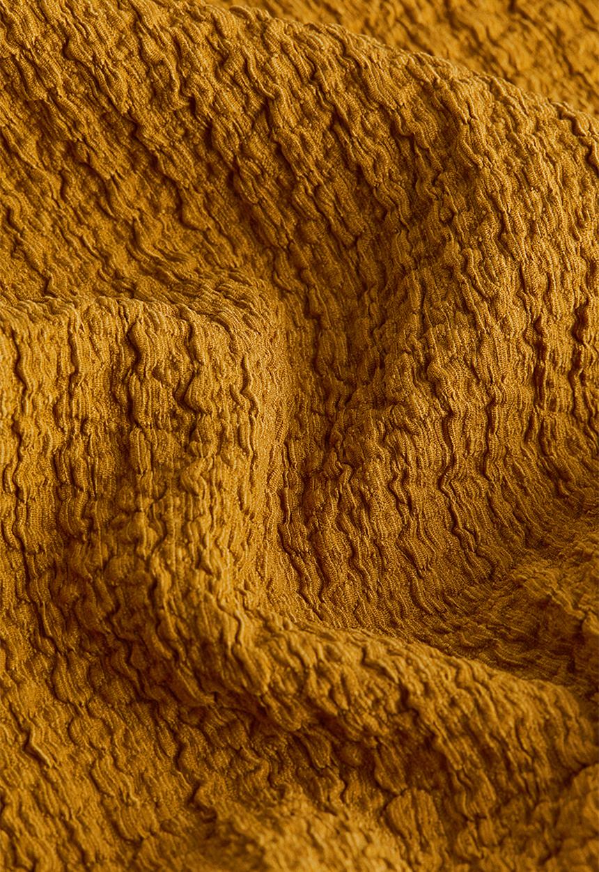 H&M - Textured jersey dress - yellow