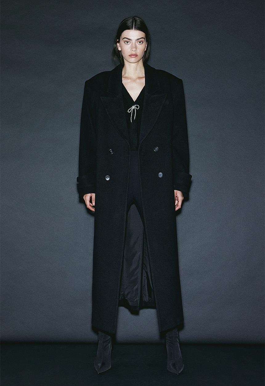 H&M - Rhinestone-bow cardigan - black