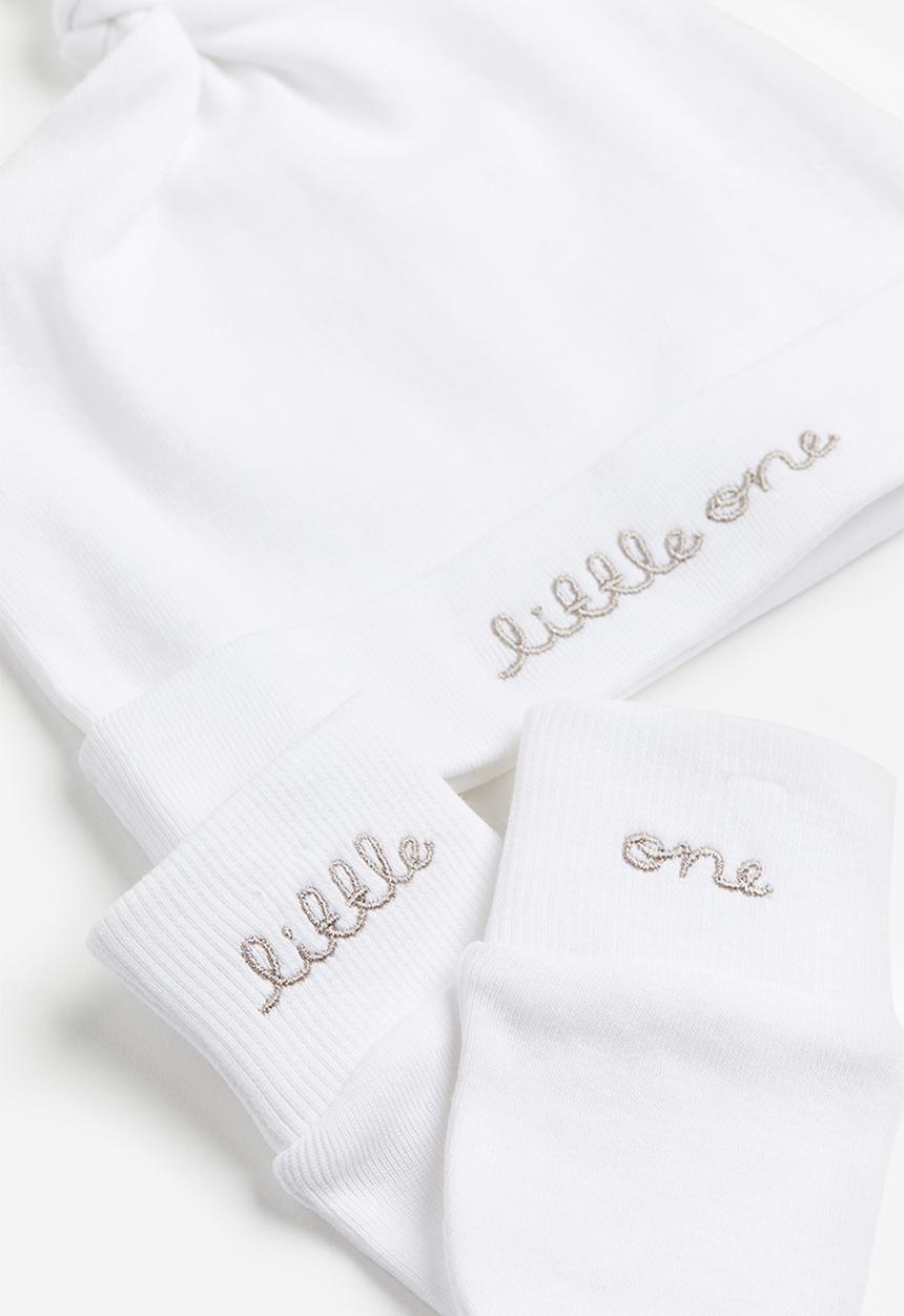 H&M - 2-piece cotton set - white