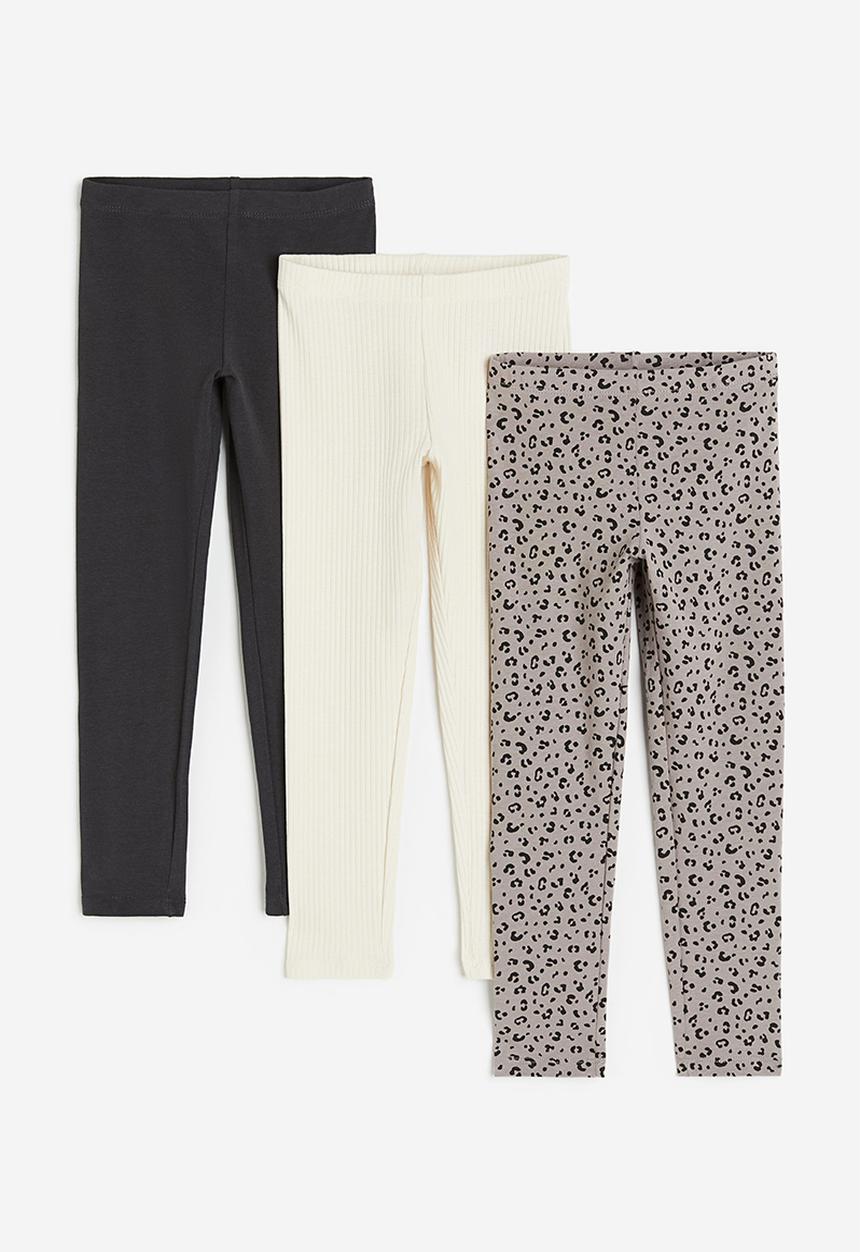 H&M - 3 pack jersey leggings - multi