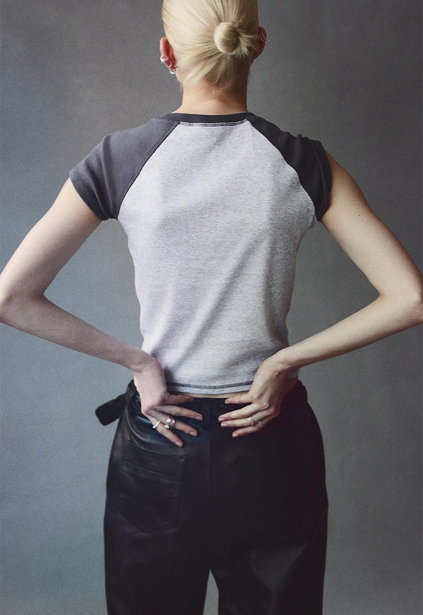 H&M - Printed t-shirt - grey