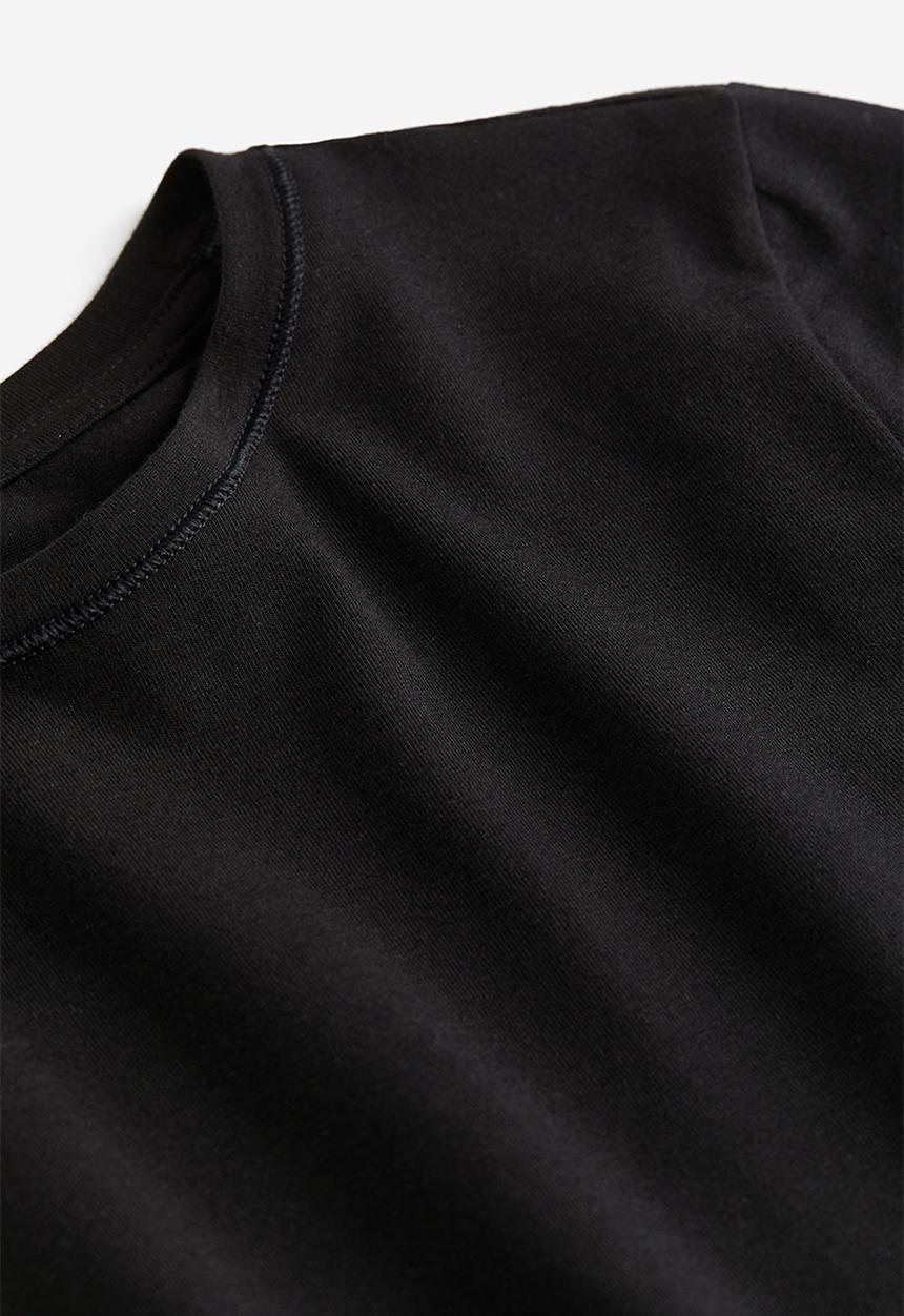 H&M - Fitted t-shirt - black