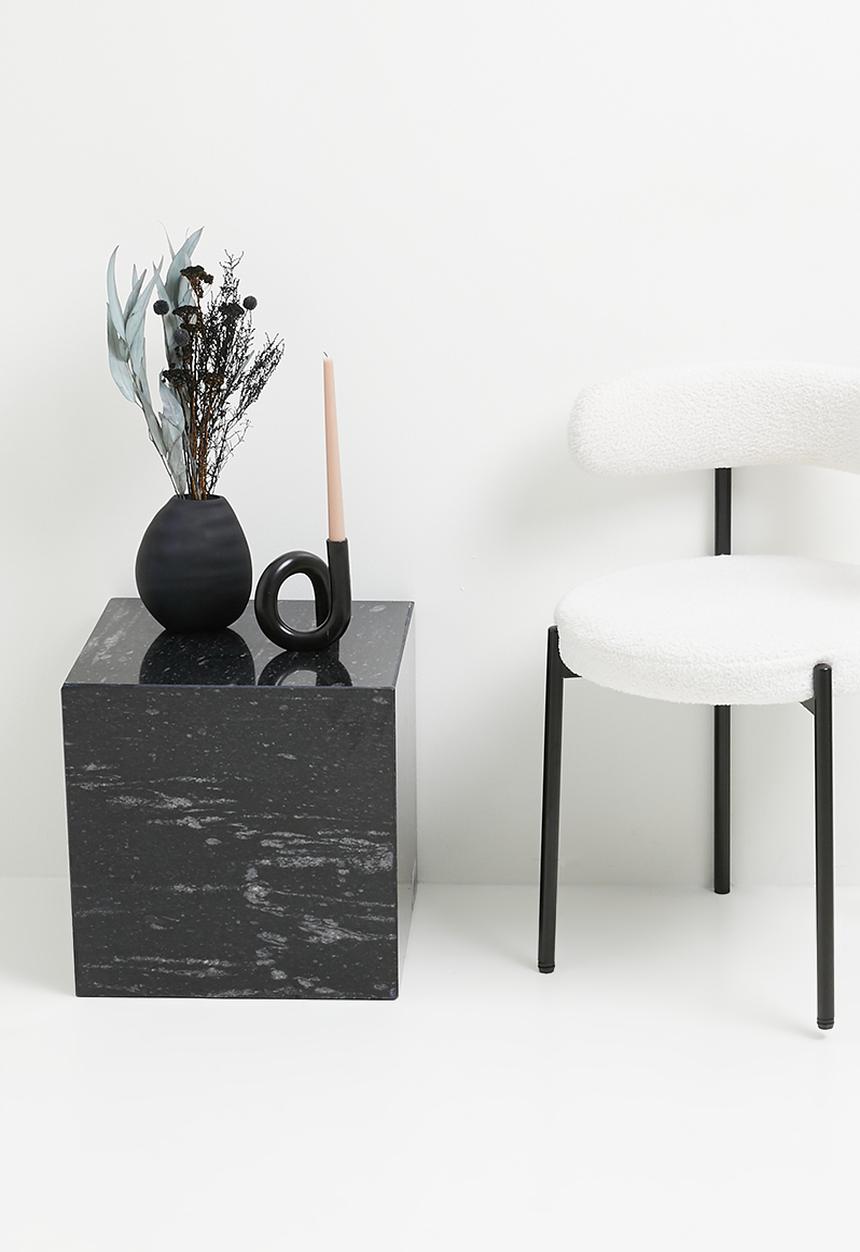 Sixth Floor - Marble Plinth - black marble 