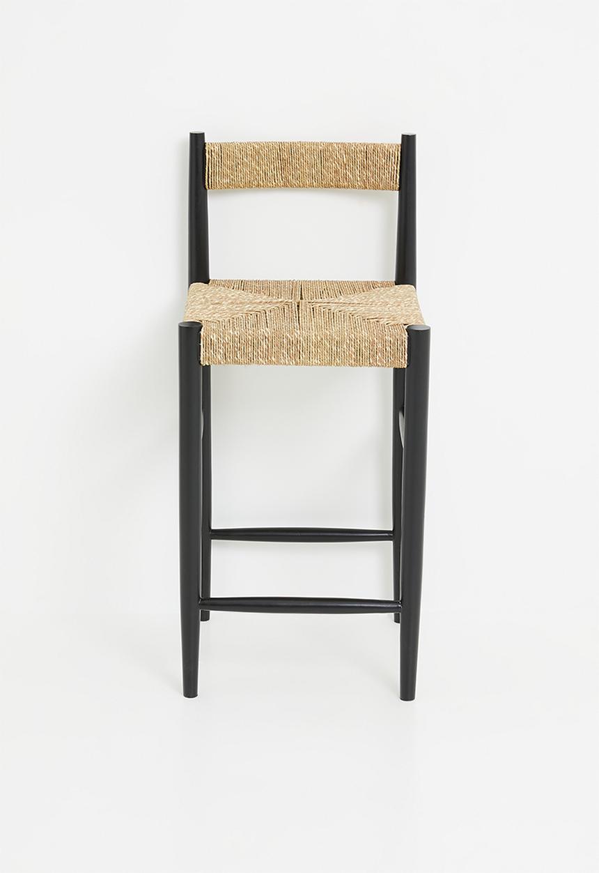 Sixth Floor - Amala Wooden Bar Chair - Natural