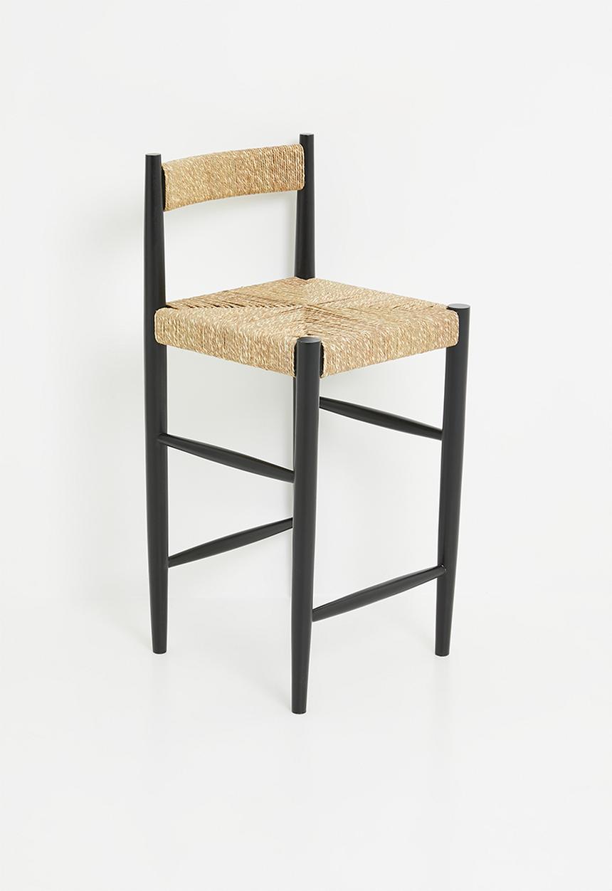 Sixth Floor - Amala Wooden Bar Chair - Natural