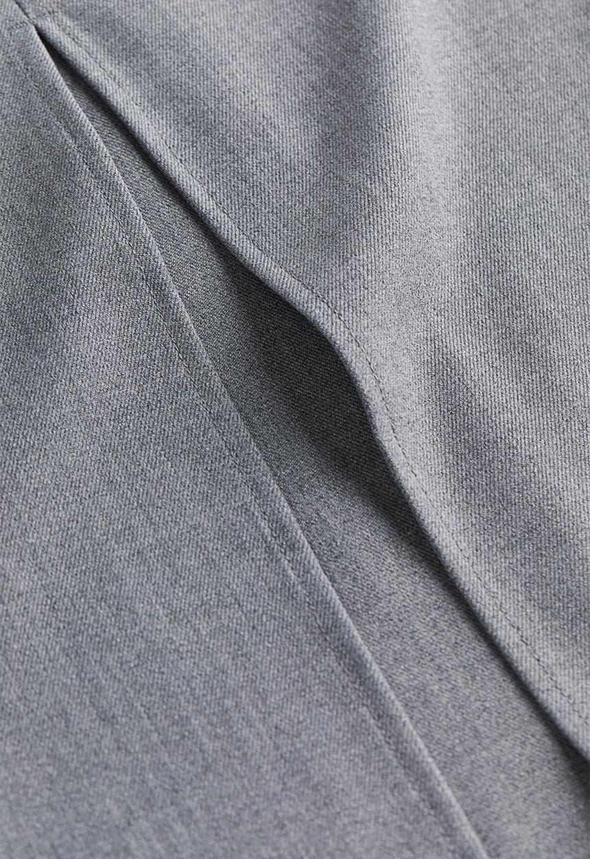 H&M - Twill tailored maxi skirt - grey
