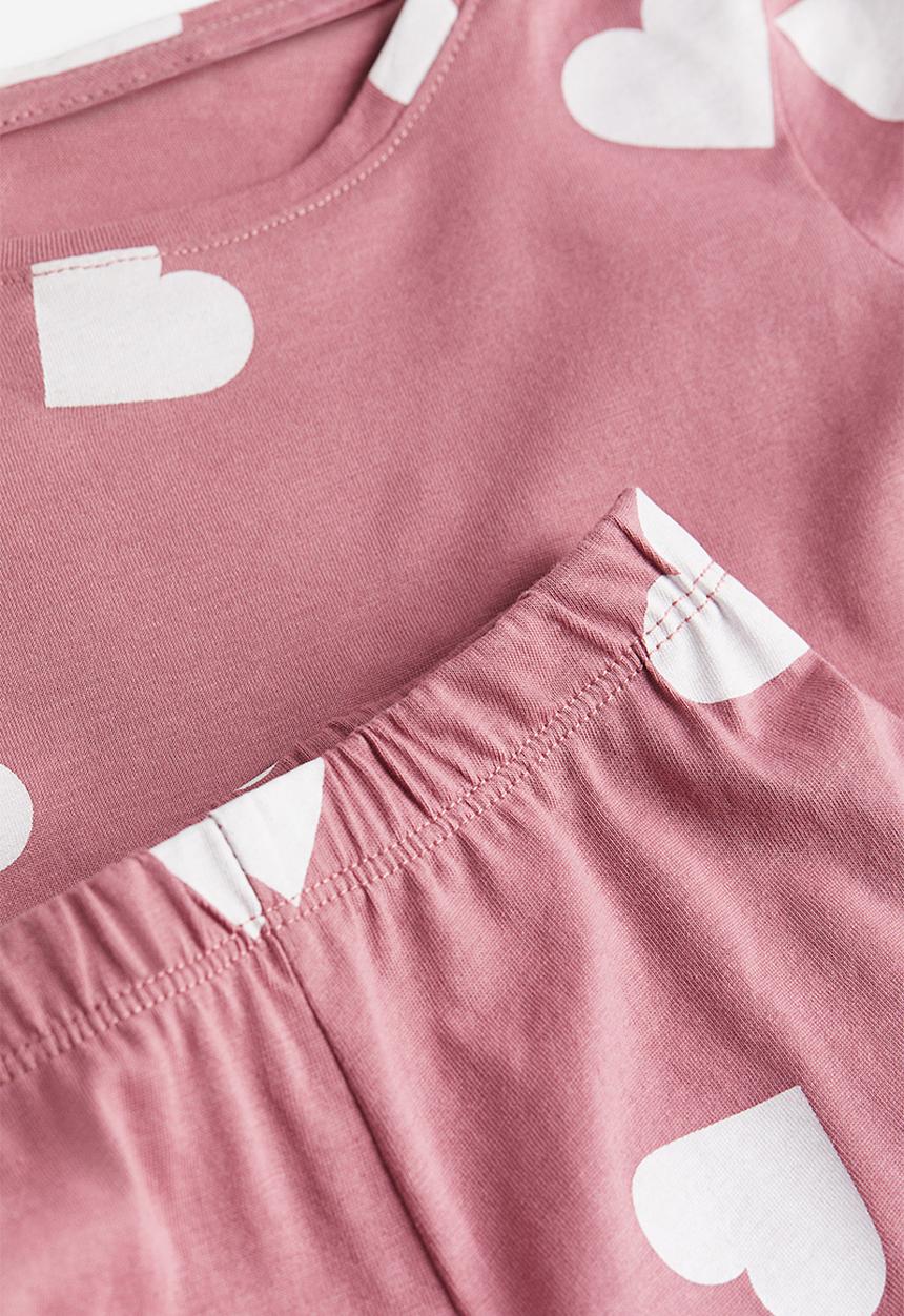 H&M - Cotton jersey pyjamas - pink multi