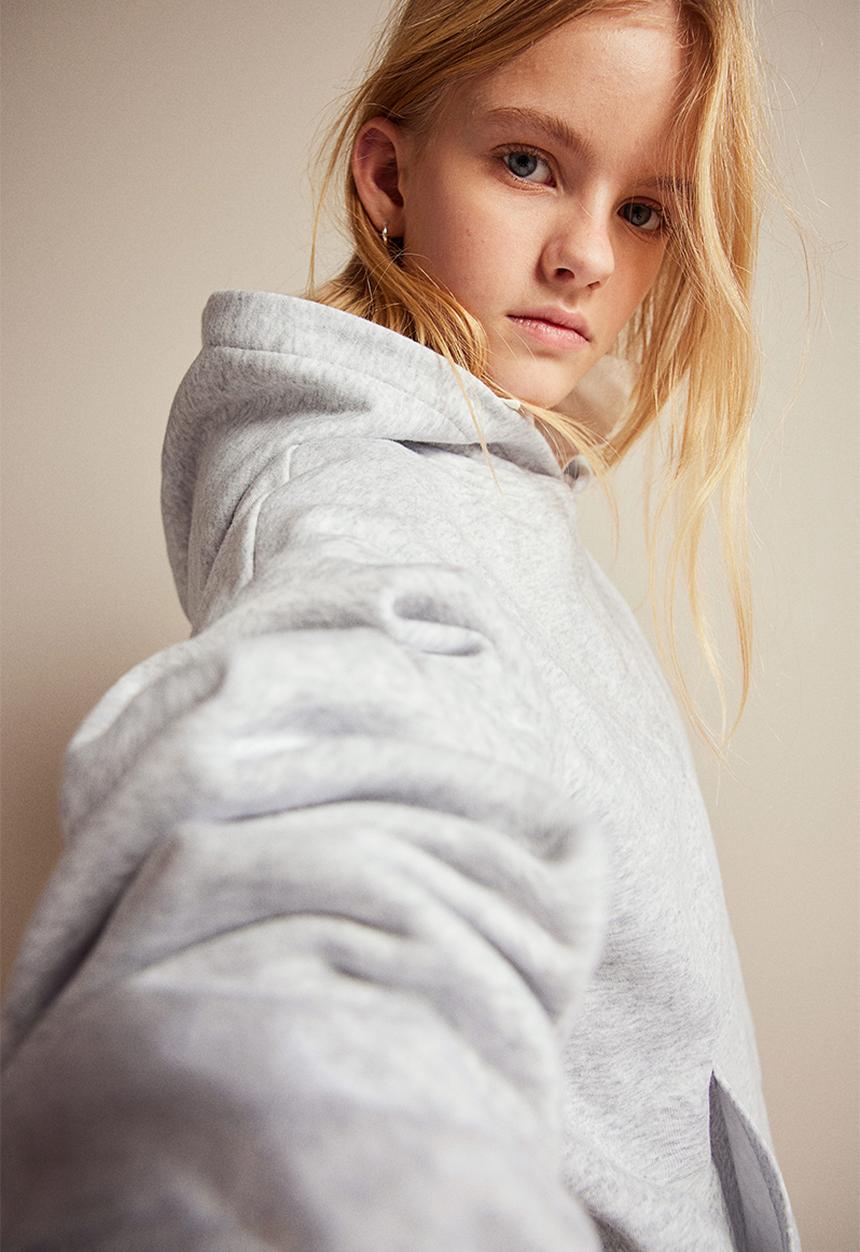 H&M - Oversized hoodie - grey