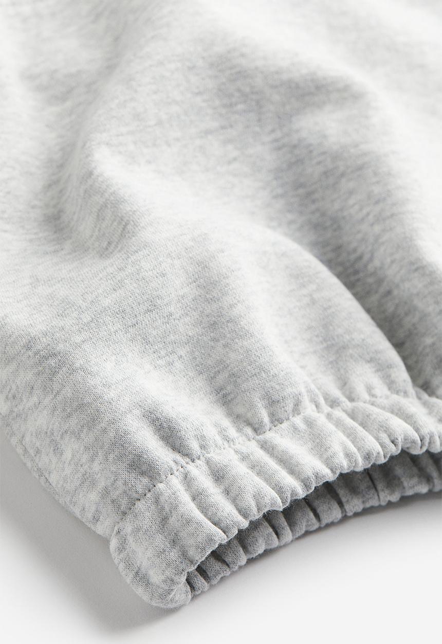H&M - Oversized zip-top sweatshirt - Light grey marl Carolina Beach