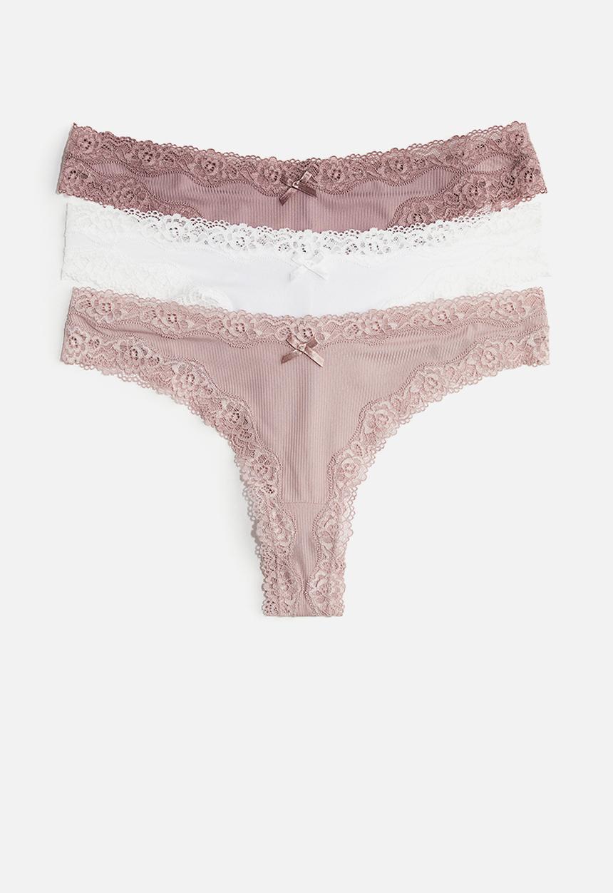 H&M - 3-Pack brazilian briefs - multi