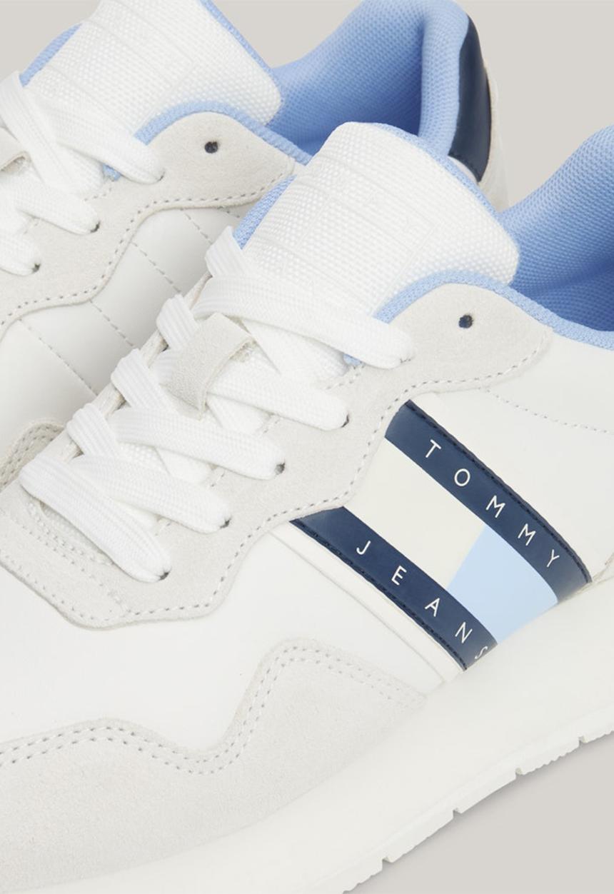 Tommy Hilfiger - Eva runner suede sneaker - moderate blue