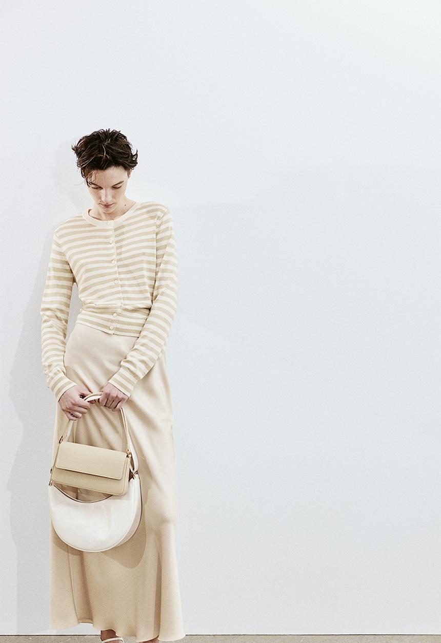 H&M - Fine-knit cardigan - beige