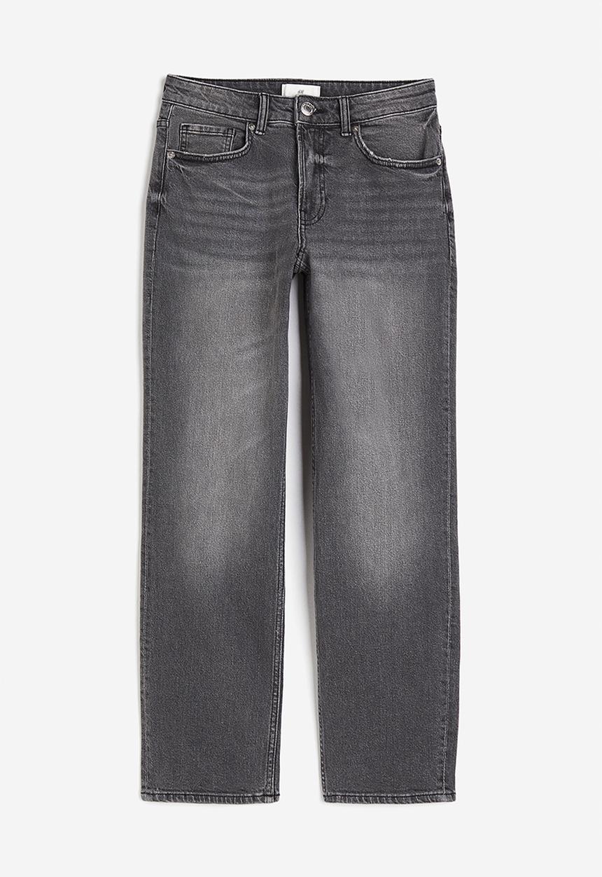 H&M - Slim regular ankle jeans - grey