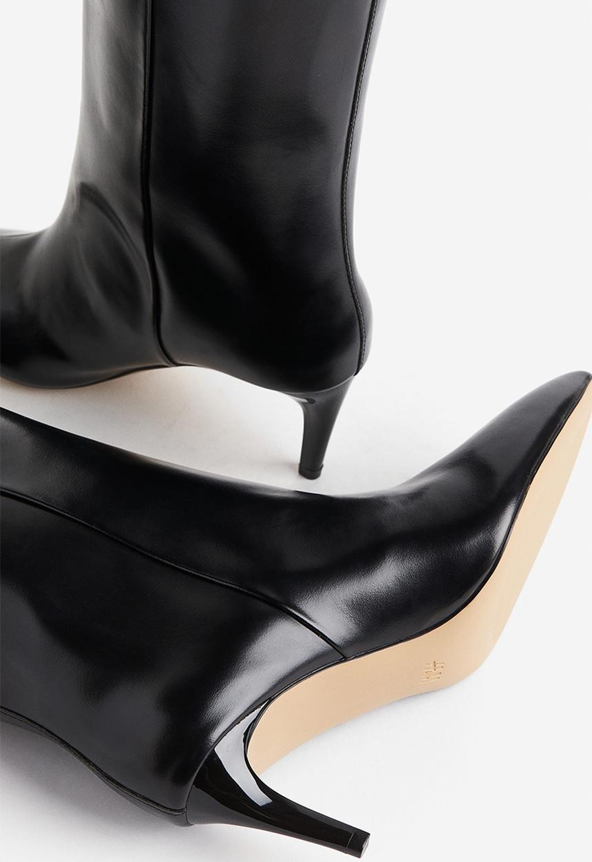 H&M - Knee-high heeled boots - black