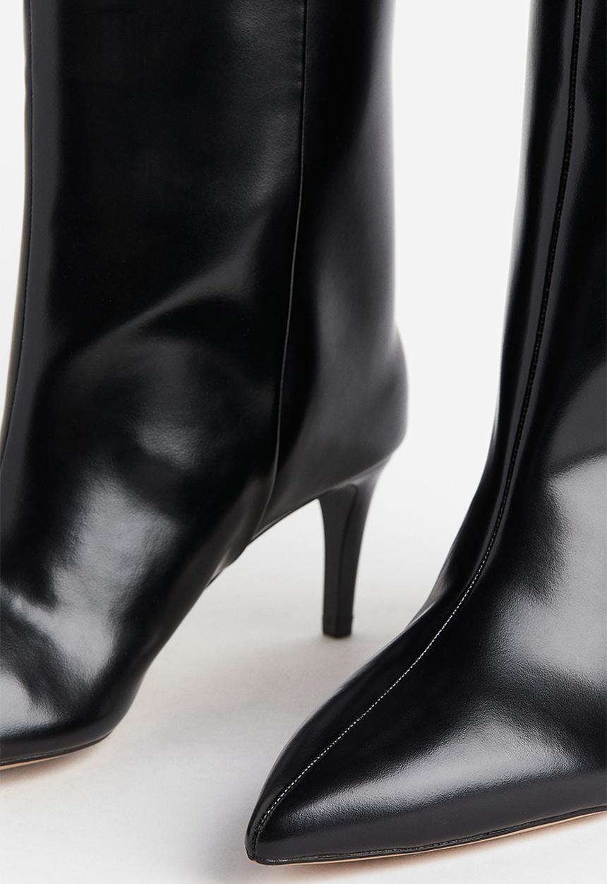 H&M - Knee-high heeled boots - black