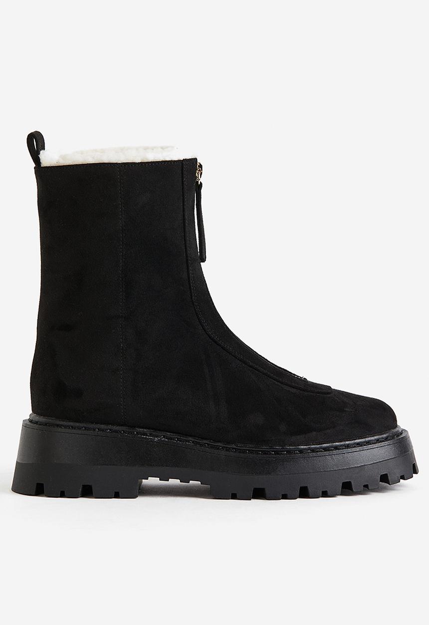 H&M - Warm-lined boots - black