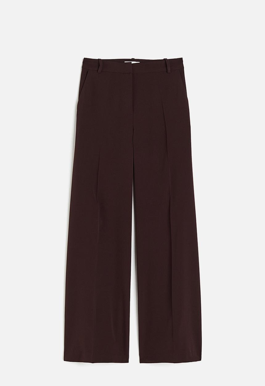 H&M - Wide trousers - burgundy