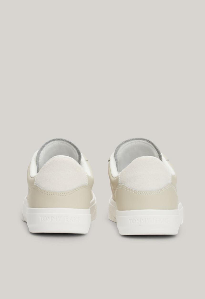 Tommy Hilfiger - Cupsole leather sneaker - bleached stone