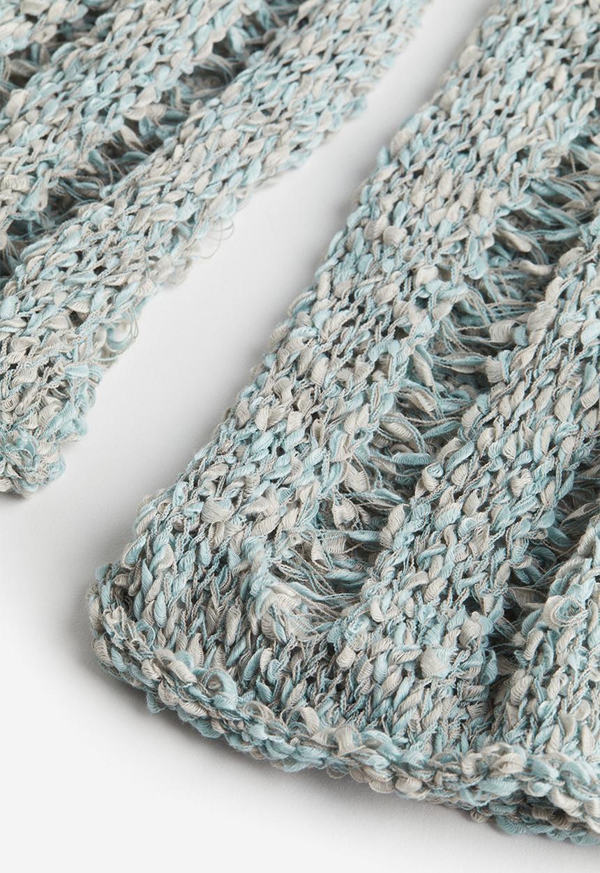 H&M - Ladder-stitch-look jumper - turquoise