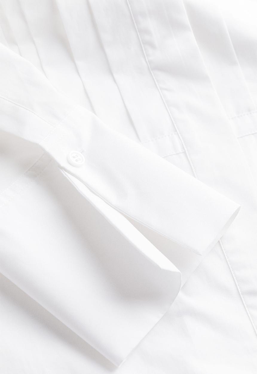 H&M - Tuxedo shirt - white