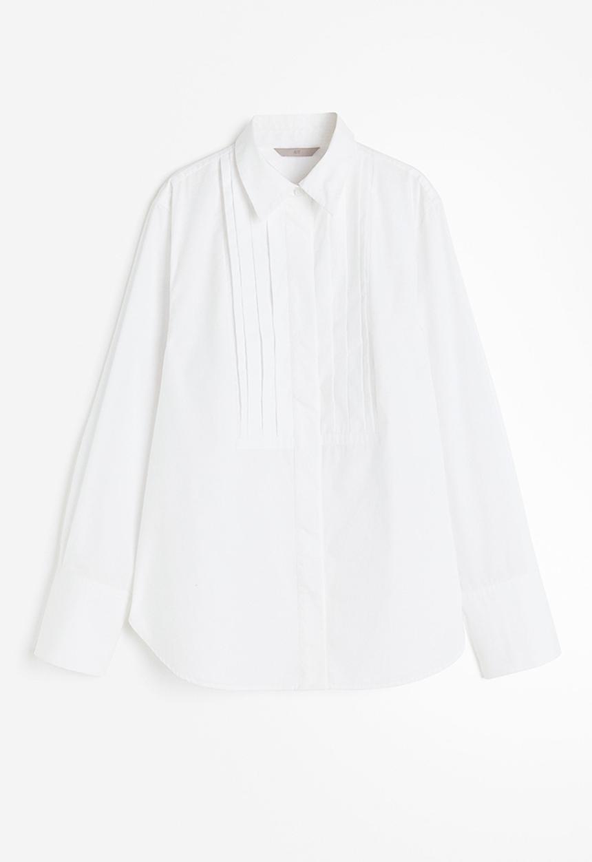 H&M - Tuxedo shirt - white