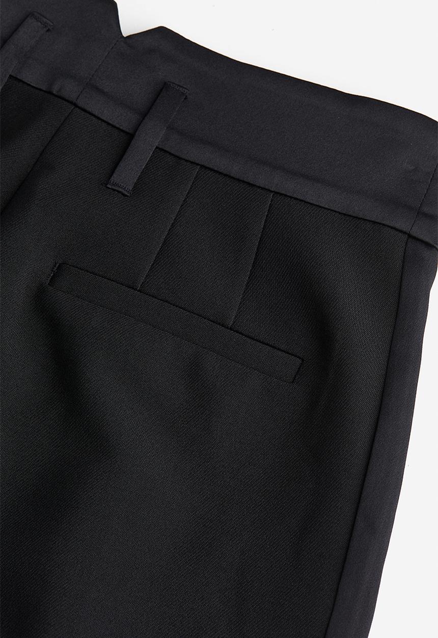 H&M - Tuxedo trousers - black