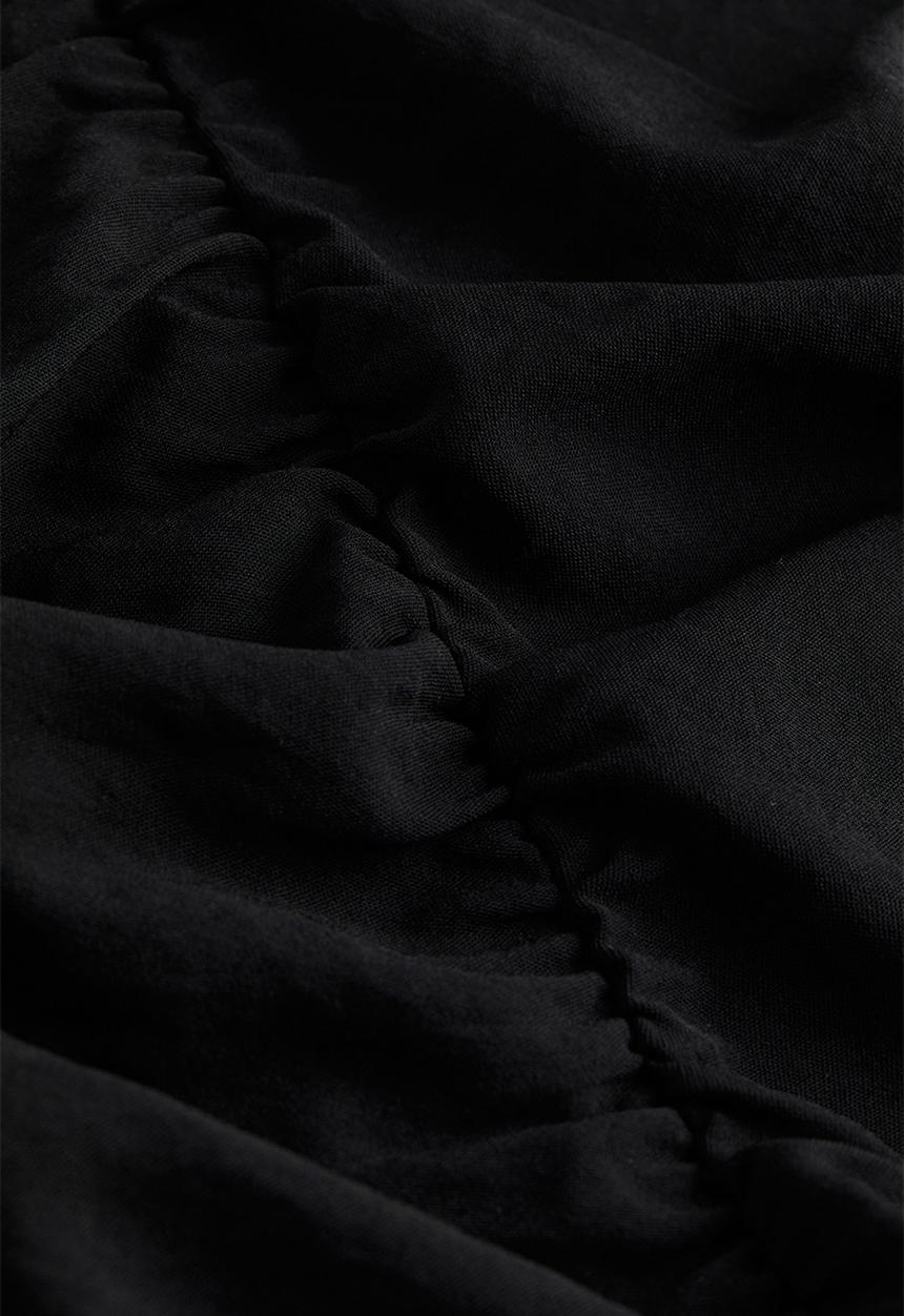 H&M - Gathered dress - black