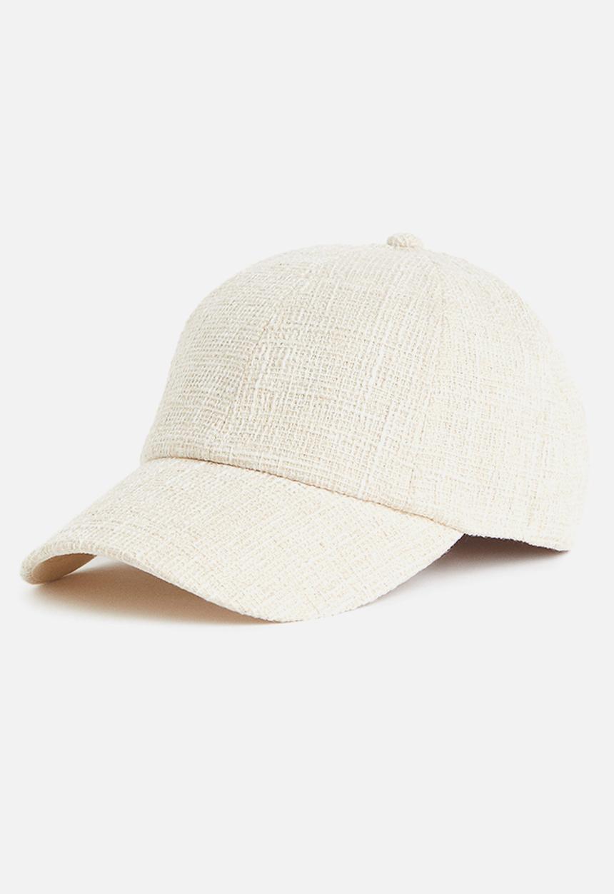H&M - Textured cap - cream