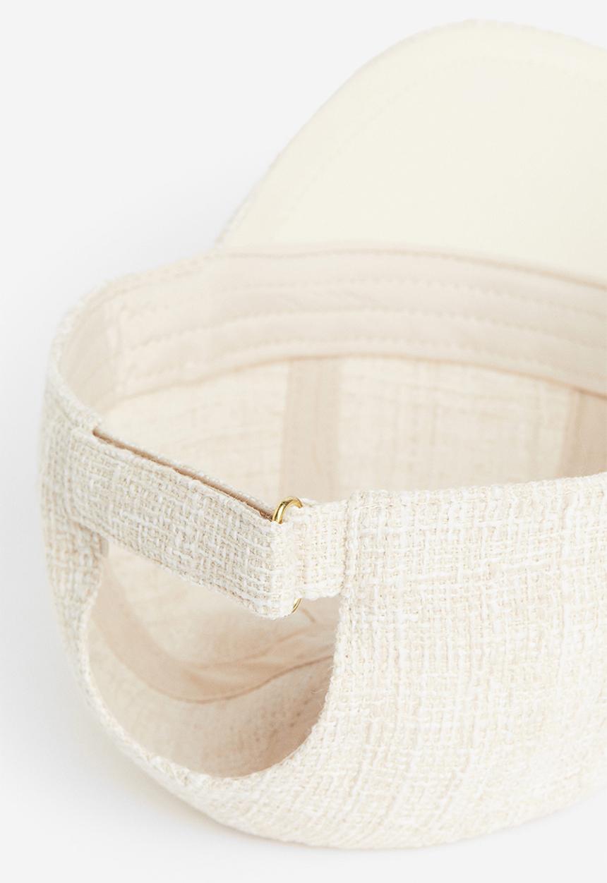 H&M - Textured cap - cream