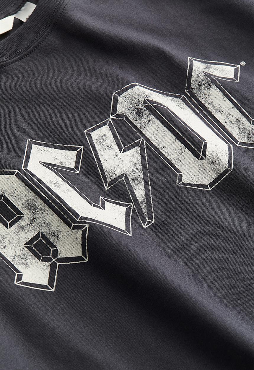H&M - Oversized printed T-shirt - grey