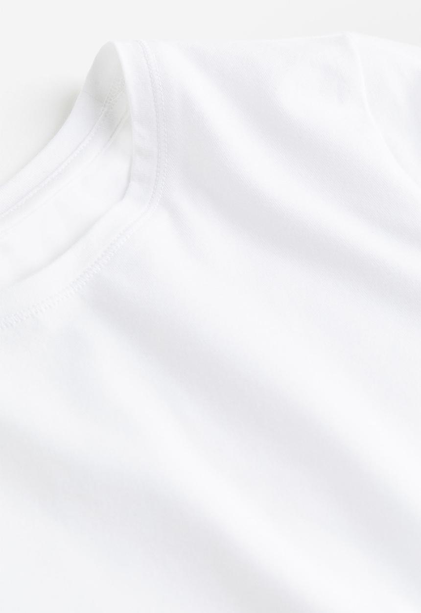 H&M - Fitted t-shirt - white